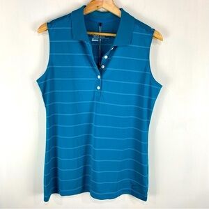 Nike Golf Tour Performance Dri-Fit Striped Sleeveless Tank Top Size Medium (NWT)